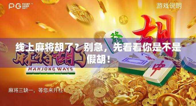 线上麻将胡了？别急，先看看你是不是假胡！