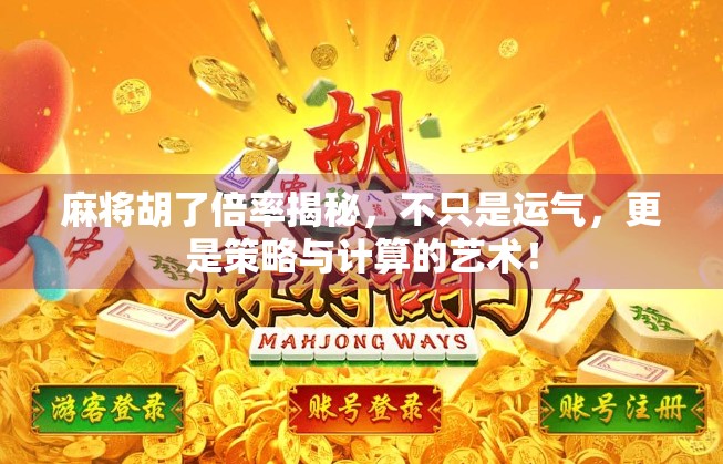 麻将胡了倍率揭秘，不只是运气，更是策略与计算的艺术！