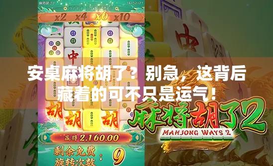 安桌麻将胡了？别急，这背后藏着的可不只是运气！