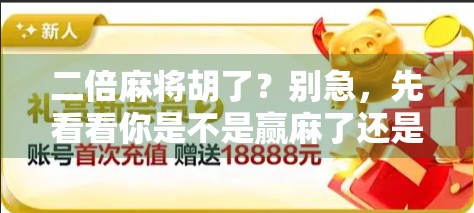 二倍麻将胡了？别急，先看看你是不是赢麻了还是输麻了！
