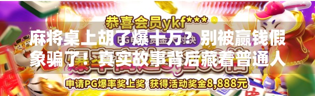 麻将桌上胡了爆十万？别被赢钱假象骗了！真实故事背后藏着普通人最该警惕的陷阱！