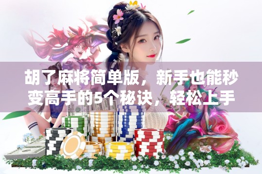 胡了麻将简单版，新手也能秒变高手的5个秘诀，轻松上手不犯愁！