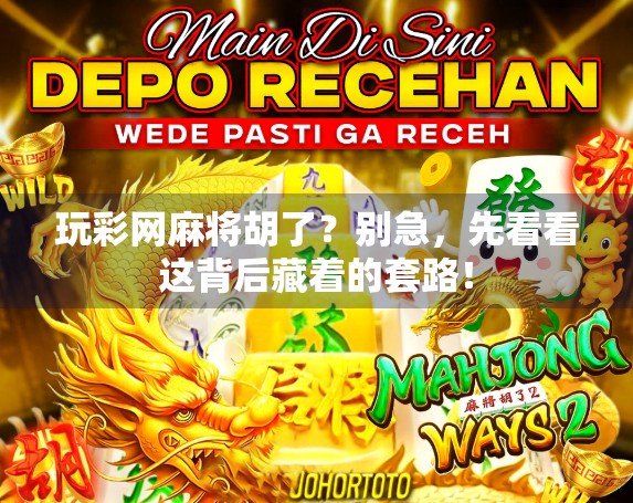 玩彩网麻将胡了？别急，先看看这背后藏着的套路！