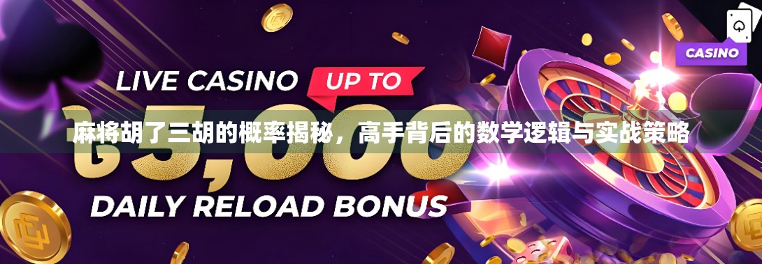 麻将胡了三胡的概率揭秘,高手背后的数学逻辑与实战策略