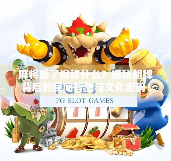 麻将胡了俗称什么?揭秘胡牌背后的民间智慧与文化密码!