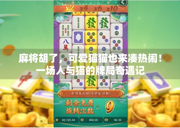 麻将胡了,可爱猫猫也来凑热闹!一场人与猫的牌局奇遇记