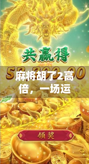 麻将胡了2高倍，一场运气与策略的博弈，你真的赢了吗？
